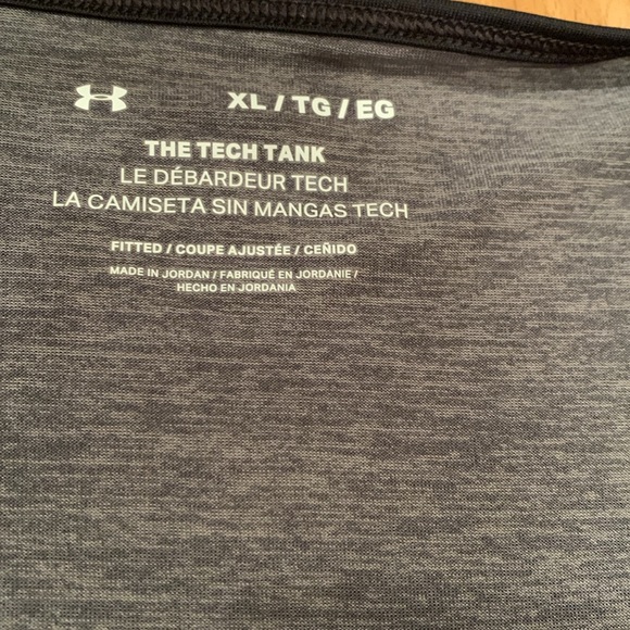 NWT Men's UA Logo Tank Size XXL - Picture 2 of 4